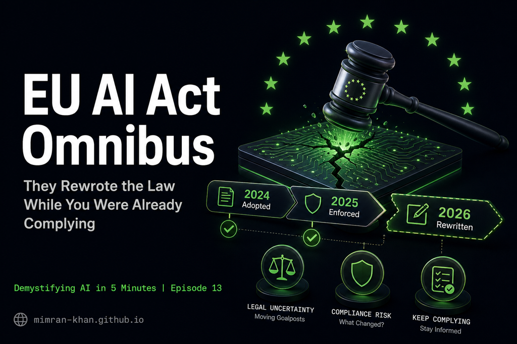 EU AI Act Omnibus: They Rewrote the Law 9 Days Before Enforcement