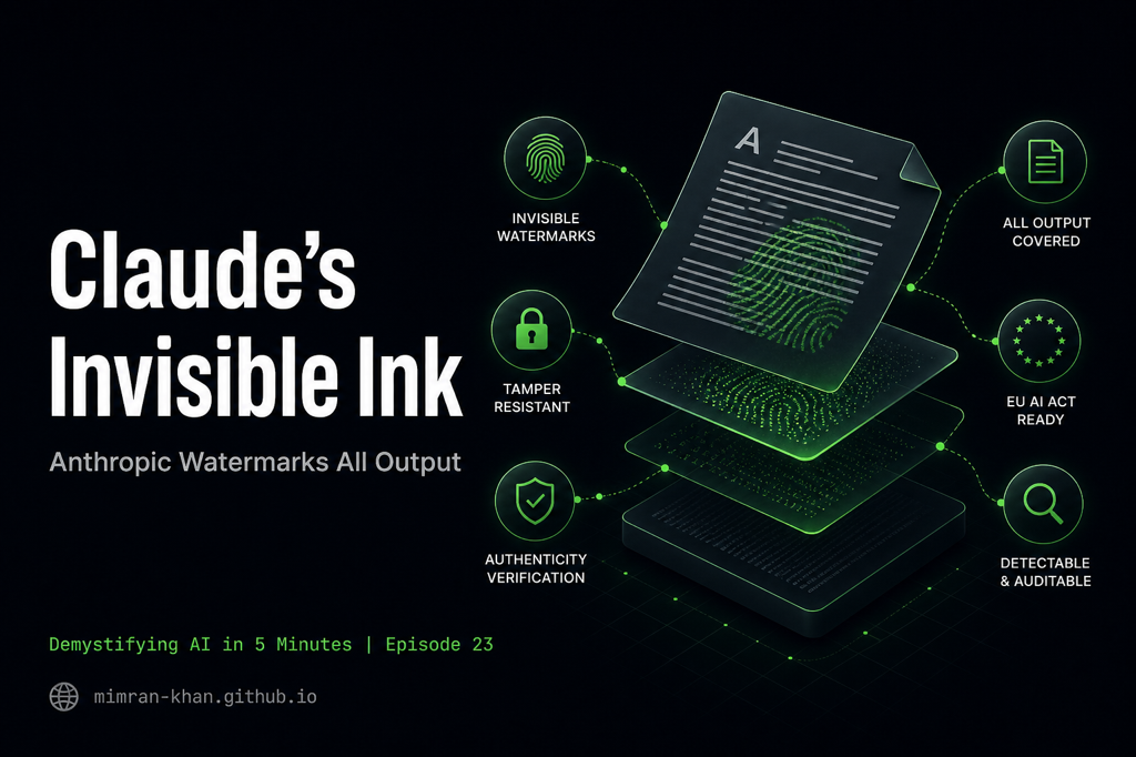 Claude's Invisible Ink - Anthropic Watermarks All Output
