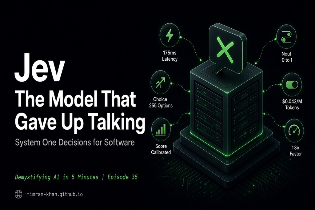 Jev: The Model That Gave Up Talking