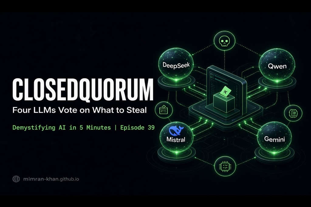 CLOSEDQUORUM: Four LLMs Vote on What to Steal